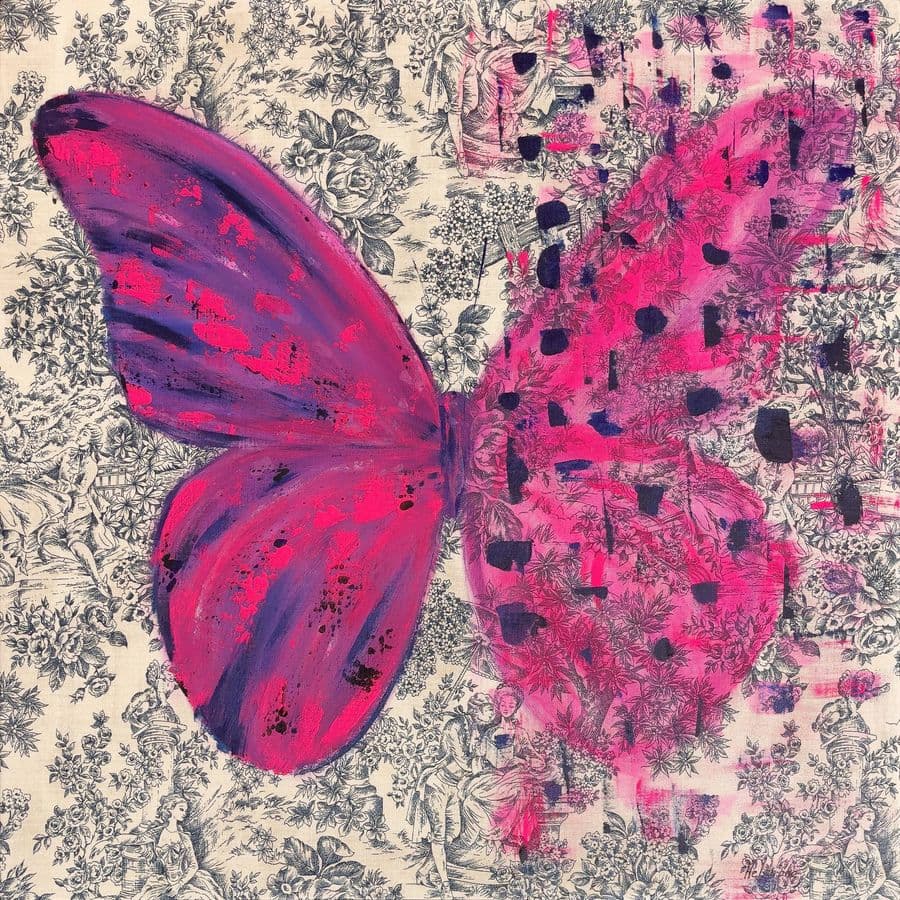 BUTTERFLY MATRIX POP ART — Helen She