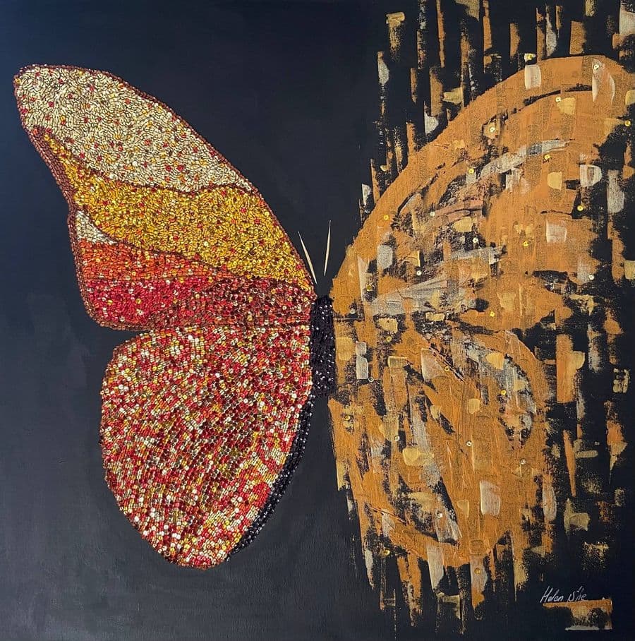 Butterfly Matrix Elegance — Helen She