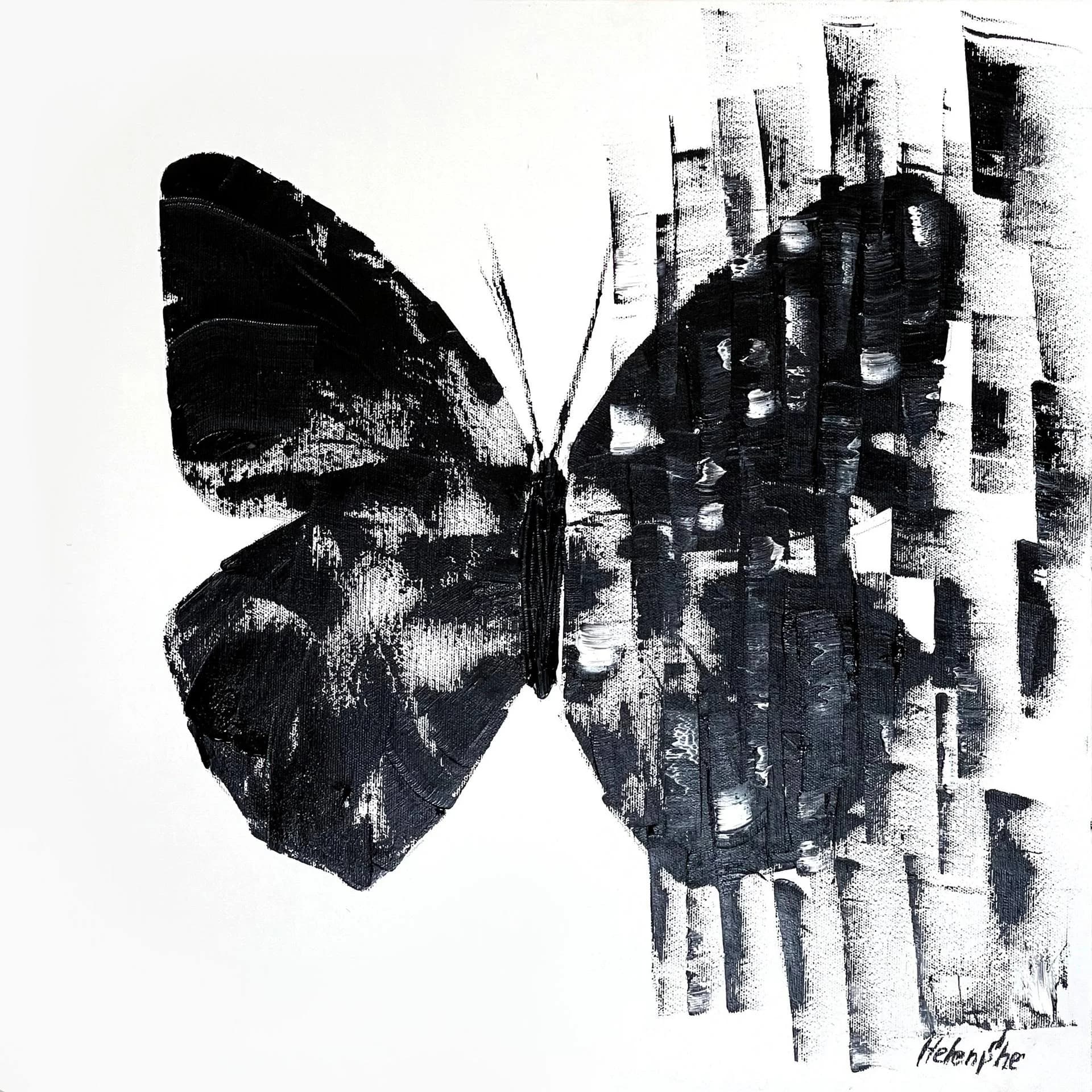 BUTTERFLY MATRIX NERO — Helen She
