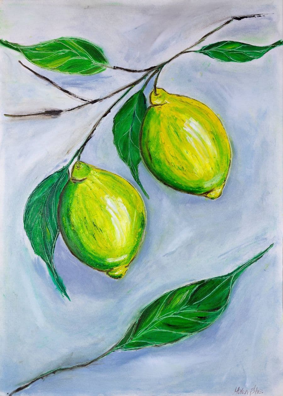 Mediterranean Lemon Branch — Helen She