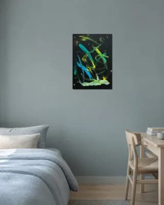 Abstract #34 shown in Bedroom / Study