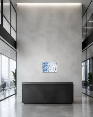 Abstract #36 shown in Office Lobby