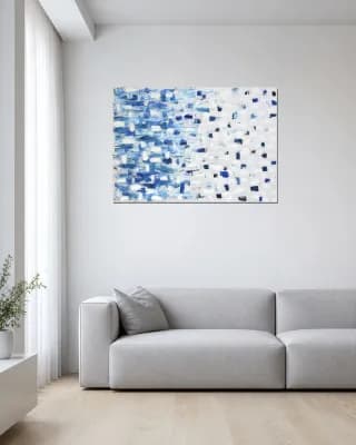 Abstract #36 shown in Minimalist Living Room