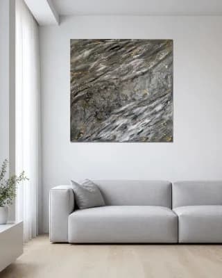 ABSTRACT #5 shown in Minimalist Living Room
