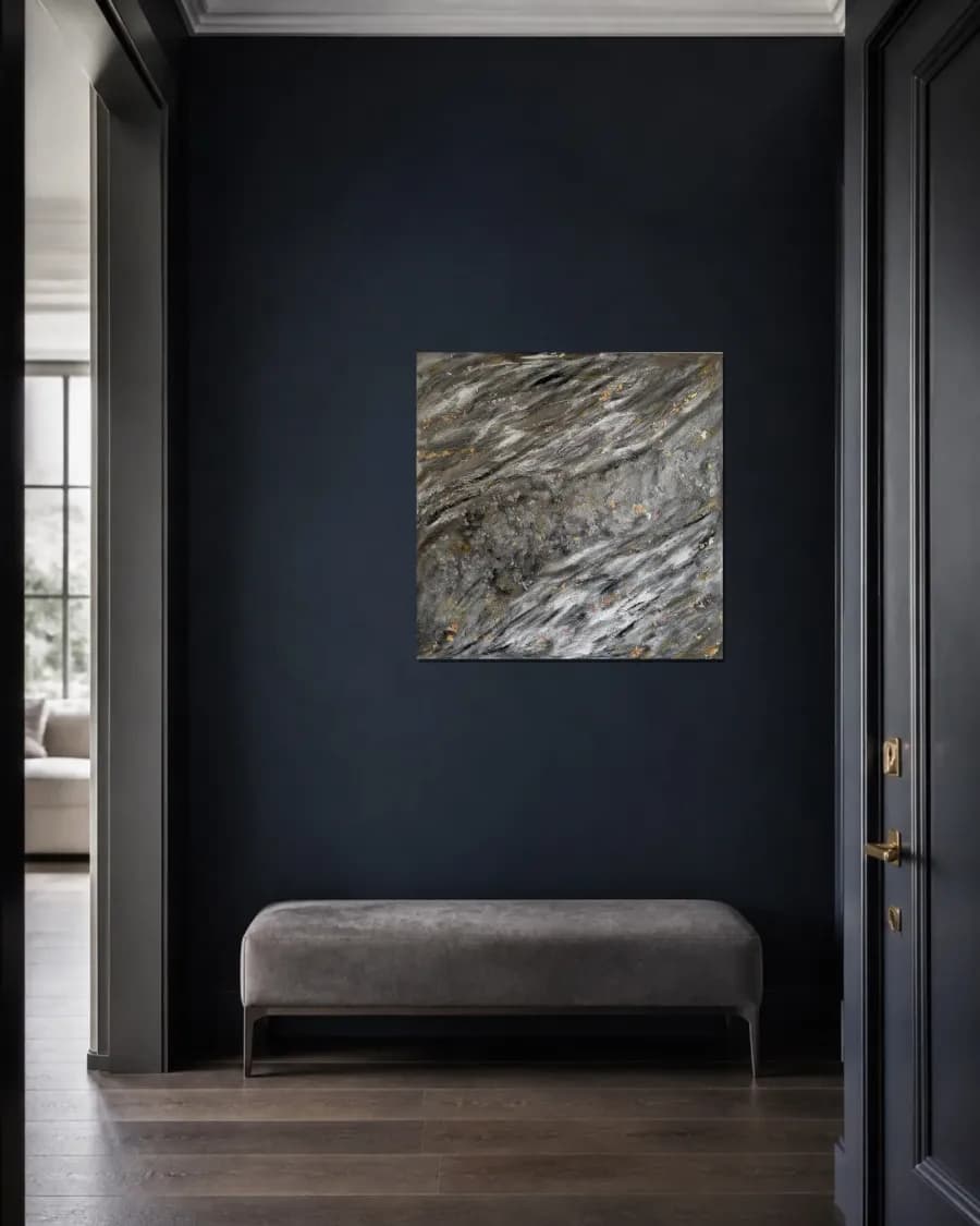 Abstraction shown in an interior