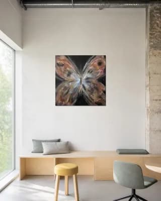 Butterfly Cosmic shown in Creative Office