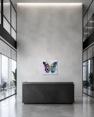 BUTTERFLY MATRIX ARLECCHINO shown in Office Lobby