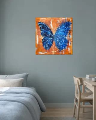 BUTTERFLY MATRIX CRISTAL shown in Bedroom / Study