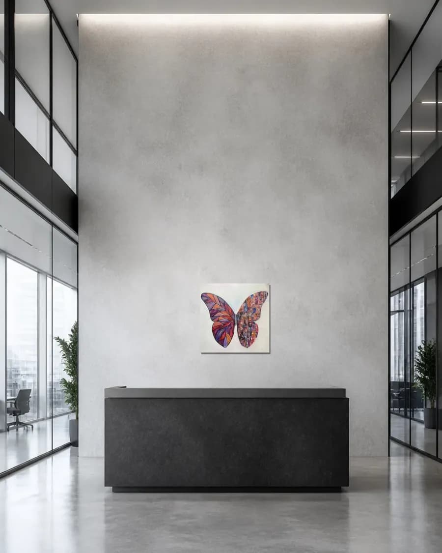 BUTTERFLY MATRIX DUALITY shown in an interior