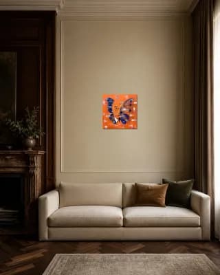 BUTTERFLY MATRIX MAN shown in Classic Living Room