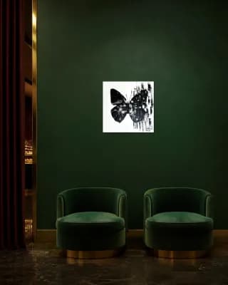 BUTTERFLY MATRIX NERO shown in Hotel Lounge