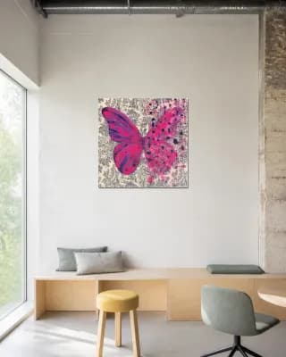 BUTTERFLY MATRIX POP ART shown in Creative Office