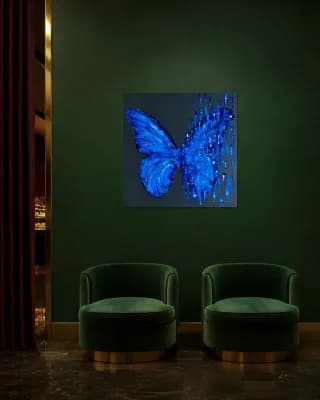 BUTTERFLY MATRIX shown in Hotel Lounge