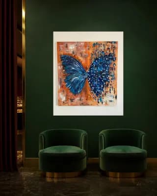 BUTTERFLY MATRIX shown in Hotel Lounge