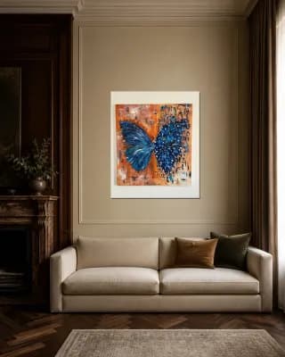 BUTTERFLY MATRIX shown in Classic Living Room