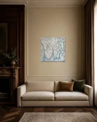 BUTTERFLY MATRIX SCULPTURE shown in Classic Living Room
