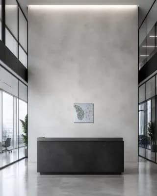 BUTTERFLY MATRIX SHELL shown in Office Lobby
