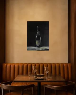DOM PERIGNON shown in Restaurant