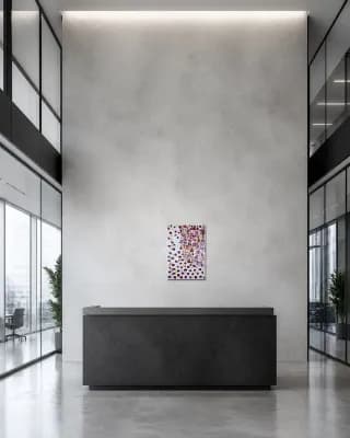 INDIA shown in Office Lobby