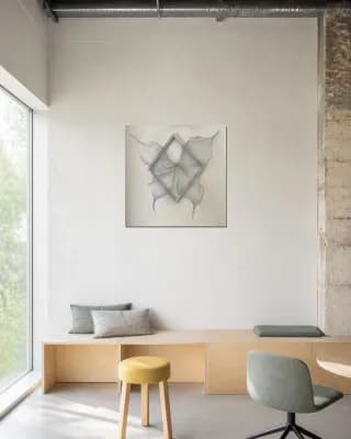Metamorphosis in Flight shown in Creative Office