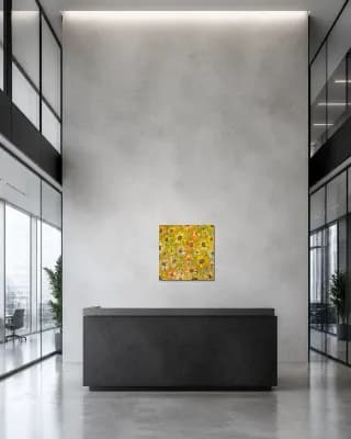 Summer Solstice shown in Office Lobby