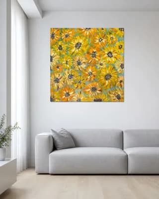 Summer Solstice shown in Minimalist Living Room