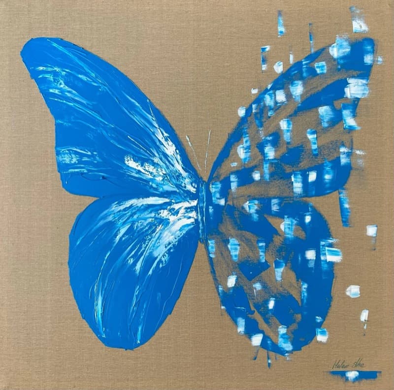 Butterfly Matrix Blue, 2024