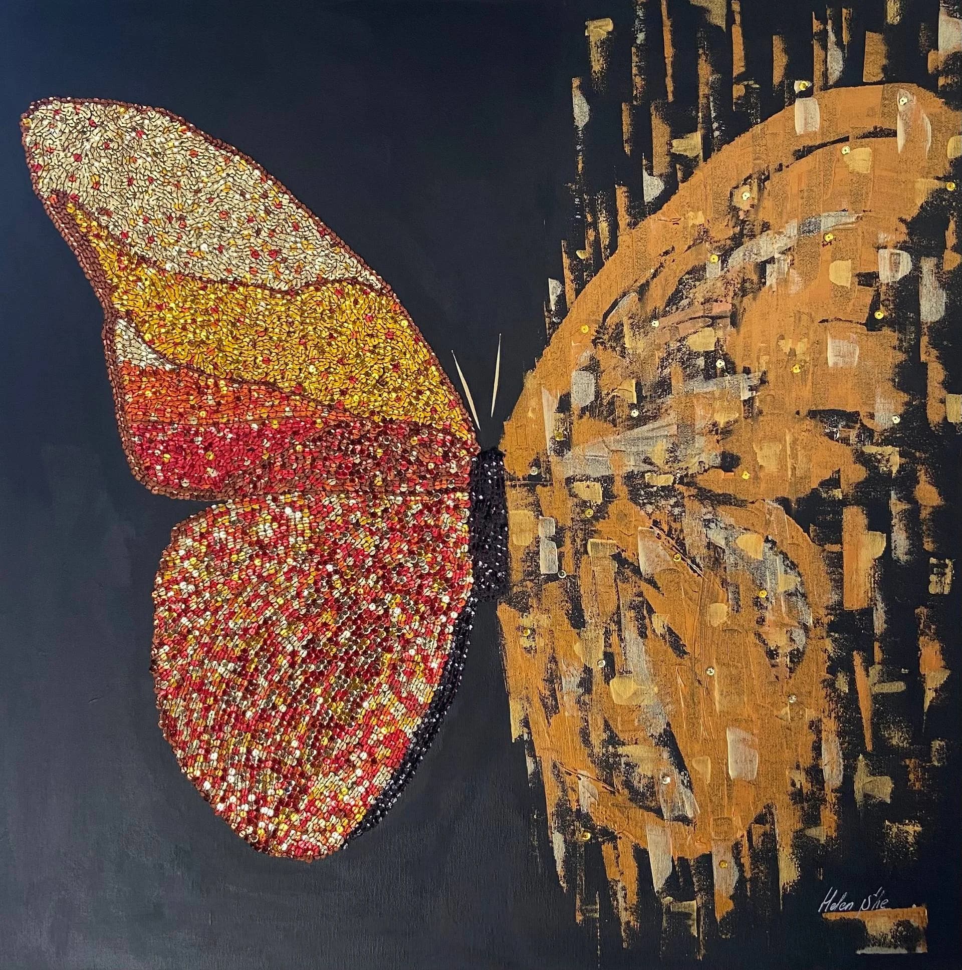Butterfly Matrix Elegance — Helen She